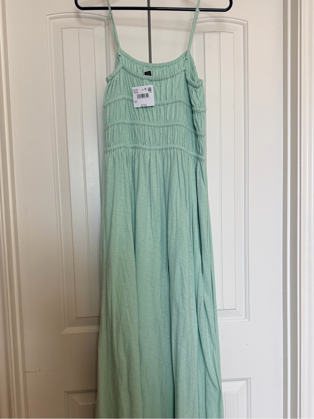 American Eagle Sea-foam-green maxi dress